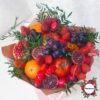 Букет из фруктов, клубники и редиски